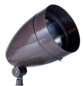 Orbit FGHL38 Fiber Glass PAR38 Bullet 120V, Bronze Finish