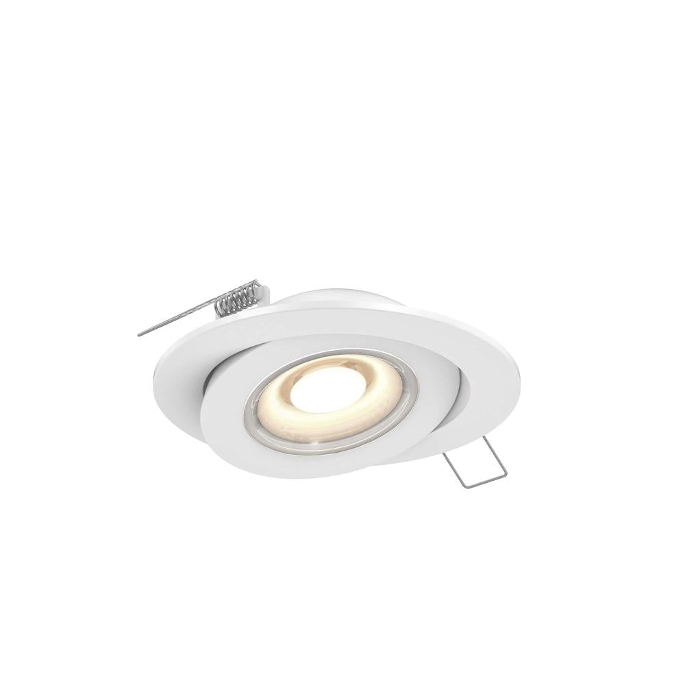 DALS Lighting FGM6-CC-V-WH Multi CCT Flat LED Recessed Gimbal - universal 120V-347V, 0-10V dimming