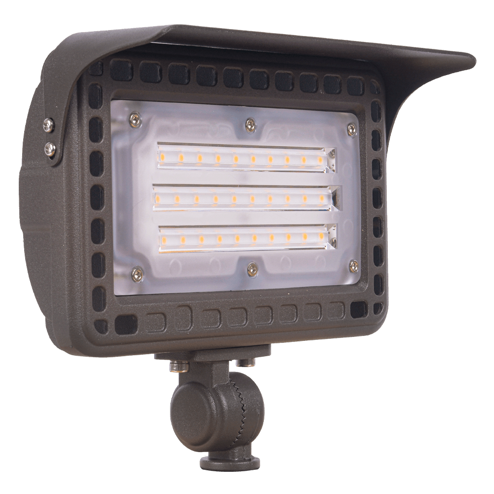 ABBA Lighting FLACCT 40 3CCT Integrated Aluminum Flood Light, Black