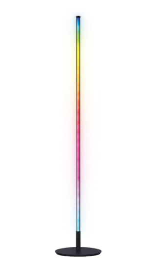 Feit Electric FLOOR42/RGB/BLK/AG 42 in. RGB Smart Wi-Fi LED Floor Lamp with Music Sync Alexa Google, Wattage 8W, Voltage 120V 4 Pack