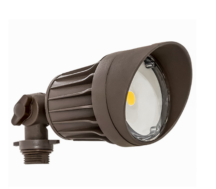 Westgate FLS-10W-30K-BK Weatherproof LED Round flood Heads, 10W, 3000K CCT Black Finish