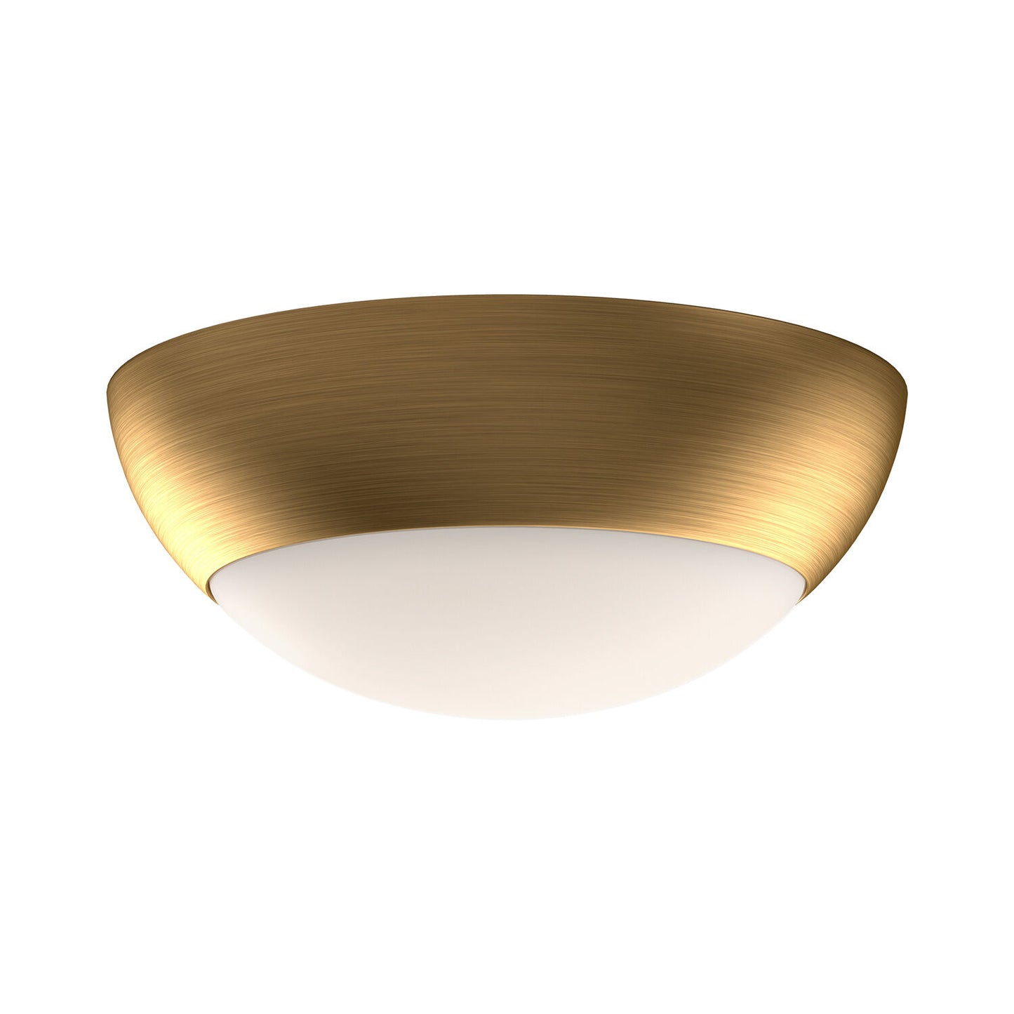 Alora Mood FM522211AGOP Rubio 2 Light 12.25 inch Aged Gold Flush Mount Ceiling Light