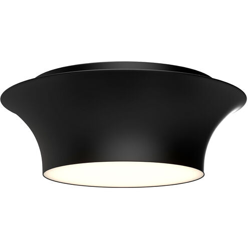 Alora Mood FM523013MB Emiko 2 Light 12.00 inch Flush Mount, Matte Black
