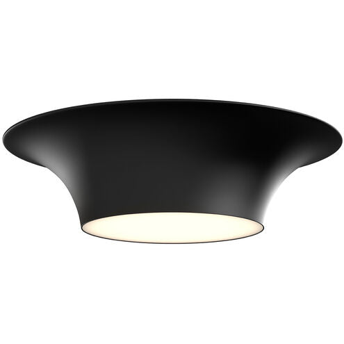 Alora Mood FM523016MB Emiko 2 Light 16 inch Matte Black Flush Mount Ceiling Light