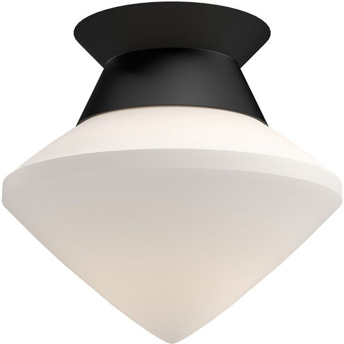 Alora Mood FM537508MBOP Nora 1 Light 8 inch Matte Black Flush Mount Ceiling Light