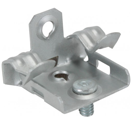 Orbit FM58S Hammer On Flange Clip Bottom Mount W/ Stud 5/16-1/2" Flg 1/4" Rod 100 Pack