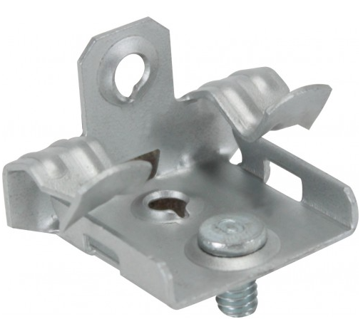 Orbit FM912S Hammer On Flange Clip Bottom Mount W/stud 9/16-3/4" Flg 1/4" Rod