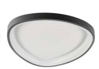 Westgate FMHT-16-MCT5-BK 16 Inches LED Flush Mount Fixtures- 120V 20W, 1400LM, 27K/30K/35K/40K/50K Black Finish
