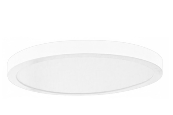 Westgate FML-R10-MCT5-UGR-010V FML Series 10 Inch Commercial Flush Mount, Watt 17W, 1020lm, 0–10V Dimmable, UGR<19, 120–277V, Selectable CCT (2700K–5000K)