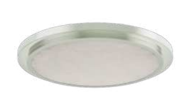 Westgate FMLB-R7-TRM-ALAB-BN FMLB-R7 Real Alabaster Lens With Trim - Brushed Nickel Finish