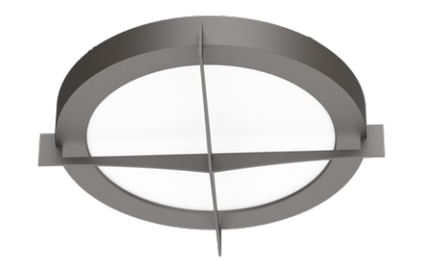 Westgate FMLB-WP-R9-TRM-BH1-BR 9 Inch Bulkhead Trim for FMLB-WP-R9 Wet Location Surface Mount, Bronze Finish