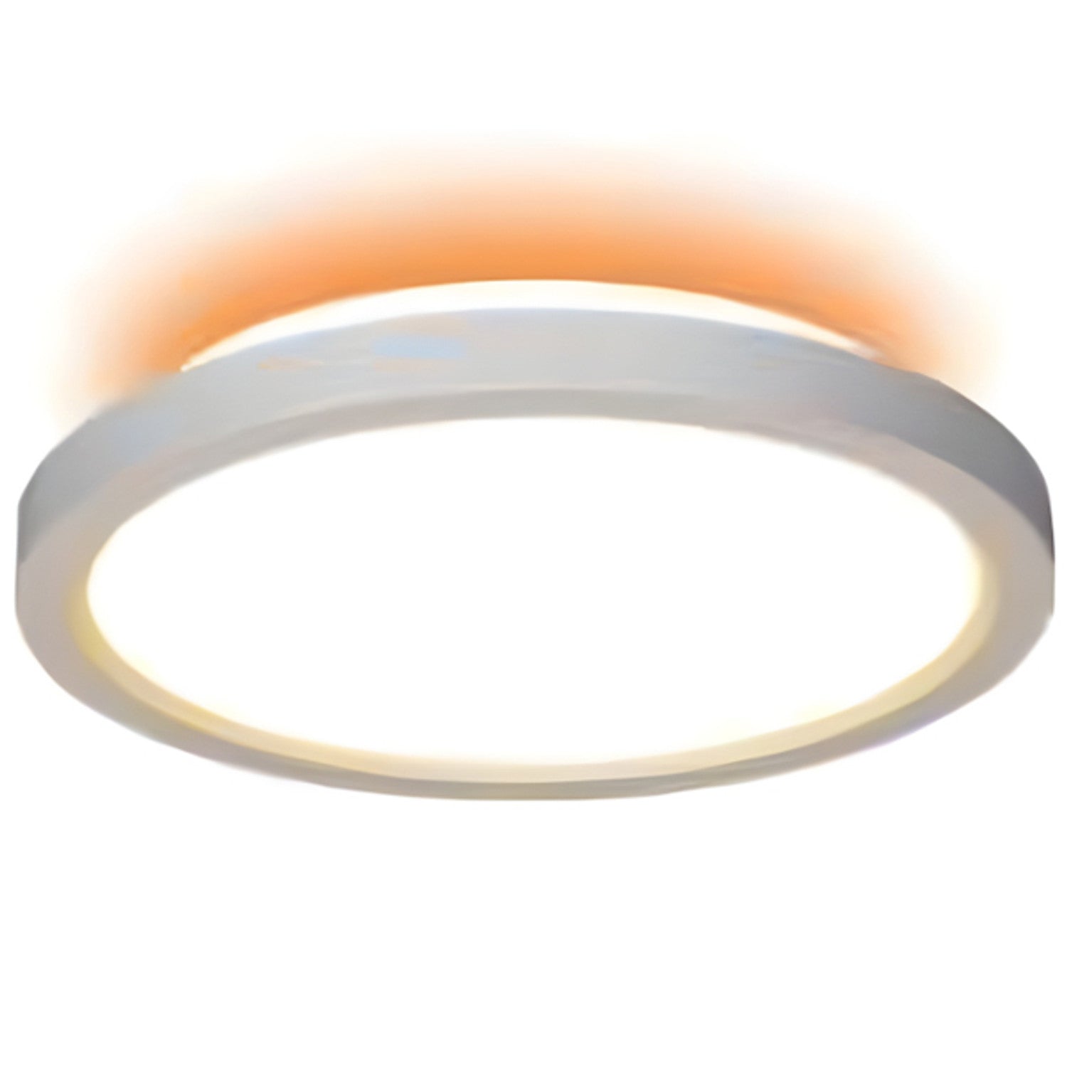 Westgate FMLU-R12-MCT5-WH 12" Flush Mount Light with Uplight, Wattage 25W, Lumens 1600 lm, Multi-Color Temperature, White Finish