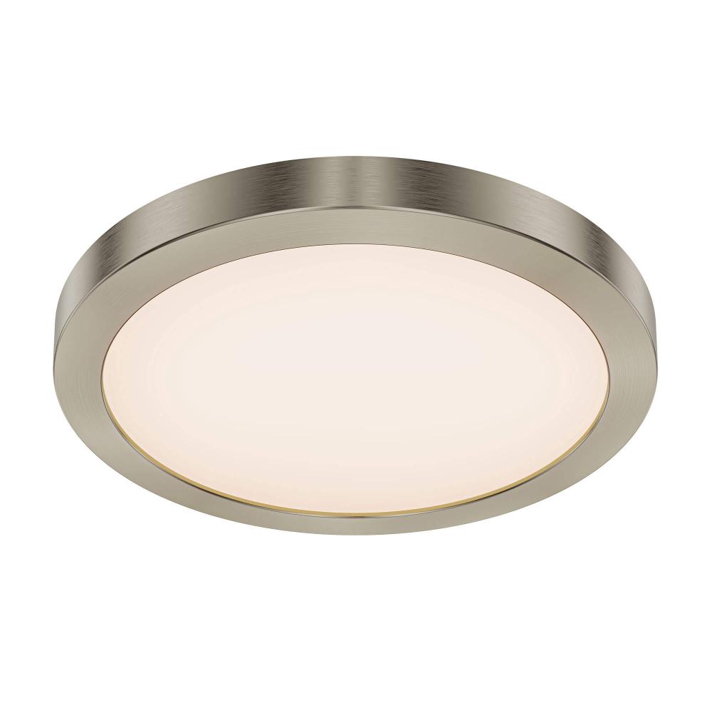 DALS Lighting FMM12-CC-SN Radiance Contemporary Satin Nickel LED 12" Ceiling Lighting Fixture