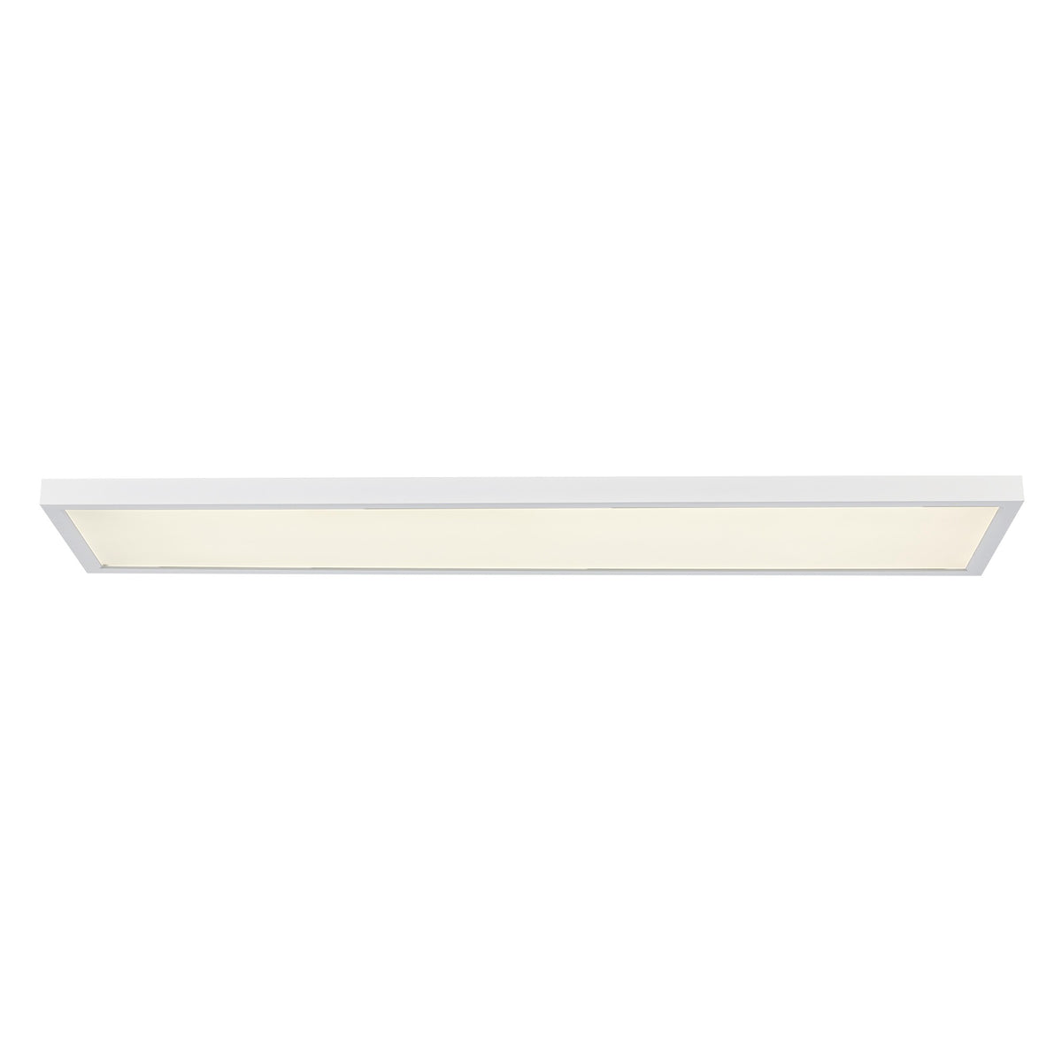 Trans Globe Lighting FP-1000 WH Jace white LED panel ceiling light on