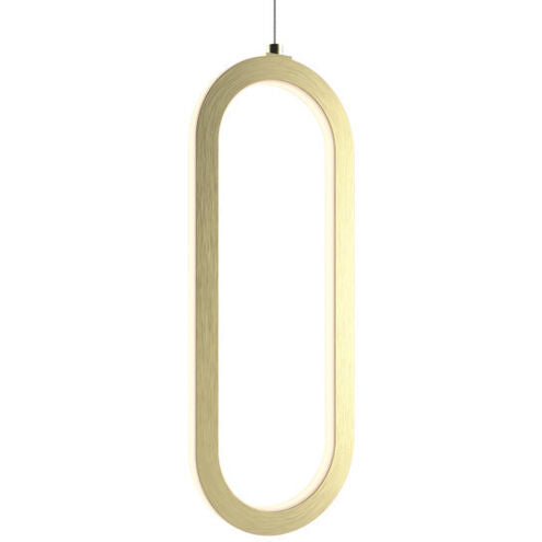 DALS Lighting FPD-CC-GD Atom Vertical 1 Light 6.1 inch Gold Pendant Ceiling Light, Gold Finish