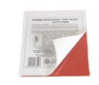Orbit FSPP77 Firestop Putty Pad, 7"X7" X 1/8", Red