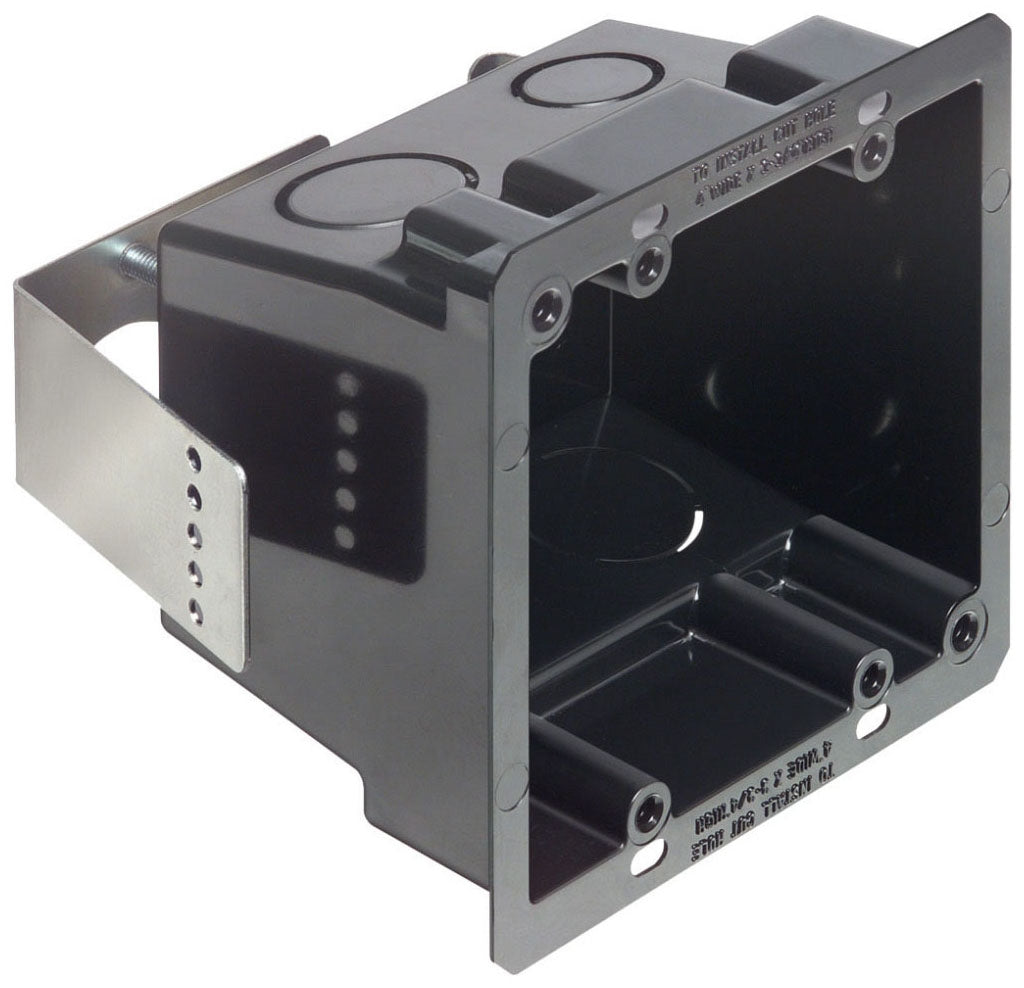 Arlignton FSR404BL Retro Fit 2-Gang Box, Black Finish 25 Pack