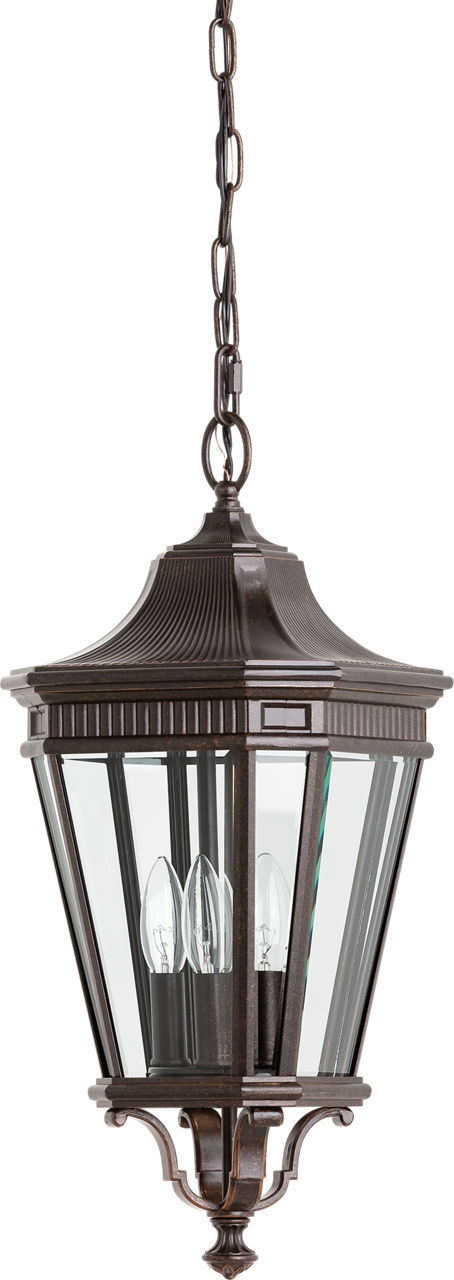 Generation Lighting OL5411GBZ Cotswold Lane 3 Light 21.5 inch Grecian Bronze Pendant Ceiling Light