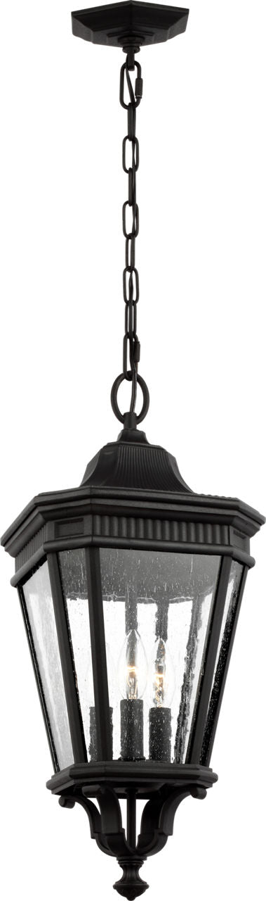 Generation Lighting OL5431BK Cotswold Lane 3 Light 21.5 inch Black Pendant Ceiling Light