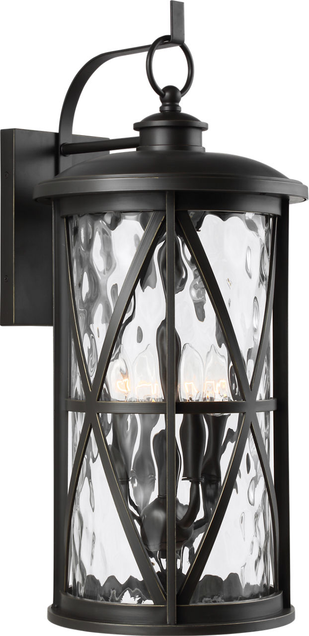 Generation Lighting Millbrooke antique bronze outdoor wall lantern