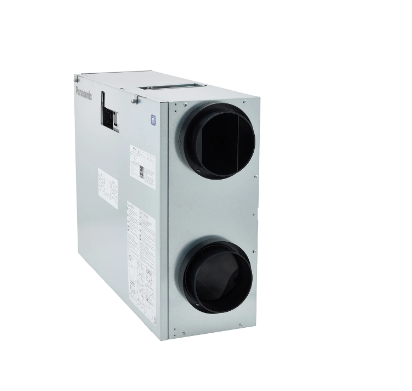 Panasonic FV-12ESC1 Intelli-Balance® Elite Plus+ 120 Any Climate Energy Recovery Ventilator (ERV), 30-120 CFM for exhaust and supply, occupant-controlled boost function; MERV 13 filter included