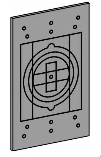 Orbit G-1 1-Gang Universal Box Gasket, Device Mount - Black