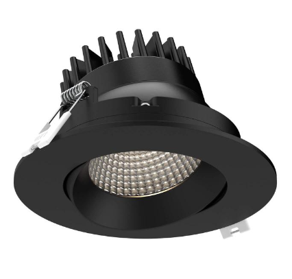 DALS Lighting GBR04-CC-BK 4" Gimbal Recessed 5CCT - Black Finish