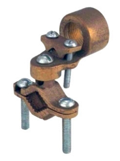 Orbit GCH-50/100-75 1/2" - 1" Bronze Ground Clamps With 3/4" Adapter for Rigid Conduit