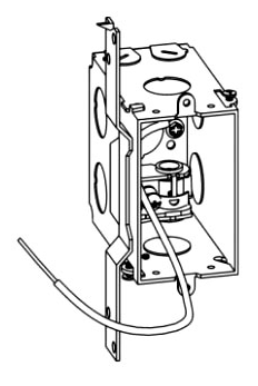 Orbit GDB-1-MC-FB 3-1/2” Deep, Gangable 1-Gang Switch Box With MC Clamps & FB Bracket