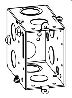 Orbit GDB-1-NE 3-1/2” Deep, Gangable 1-Gang Switch Box With No Ears