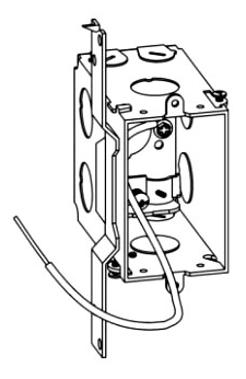 Orbit GDB-1-NM-FB 3-1/2” Deep, Gangable 1-Gang Switch Box With NM Cable Clamps & FB Bracket