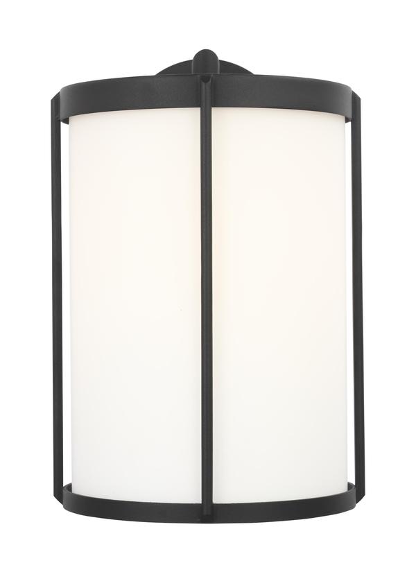 Generation Lighting GLO1111OE-TXBE Luning 1 Light 15 inch Textured Black Outdoor Wall Light