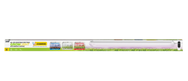feit electric led adjustable spectrum grow light bulb Feit Electric GLP46ADJS/RF/40W/LED 48 in. Adjustable Spectrum LED Grow Light With Remote Control