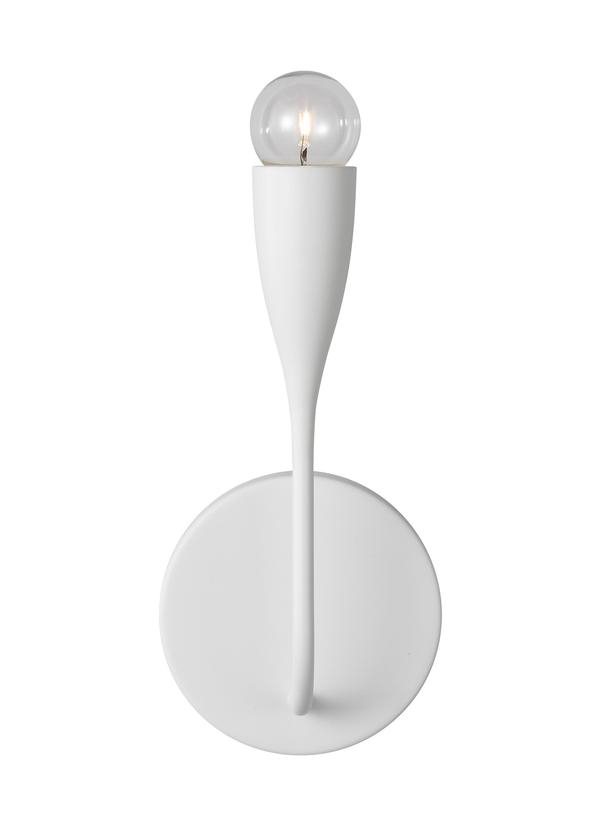 Generation Lighting GLV1081MWT Maya matte white wall sconce