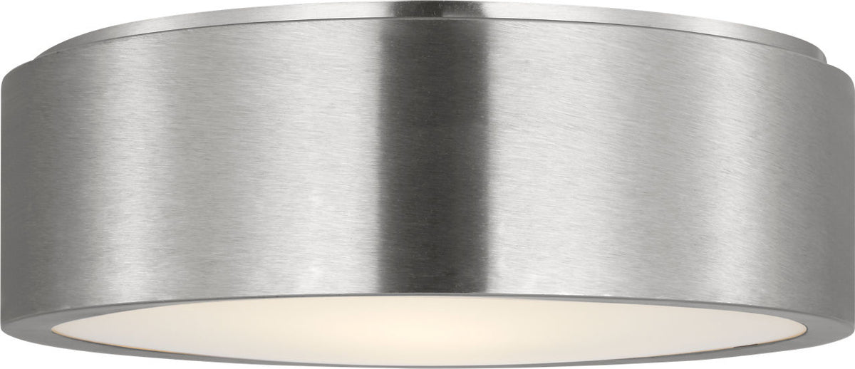 Generation Lighting Albee 13 inch brushed nickel flush mount ceiling light
