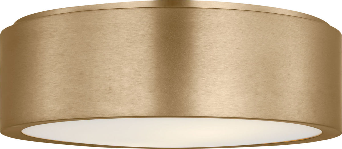 Generation Lighting GLF1032SBE Albee 2 Light Satin Brass Flush Mount Ceiling Light