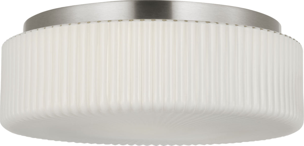 Generation Lighting GLF1992BNE Axira 2 Light Brushed Nickel Flush Mount Ceiling Light