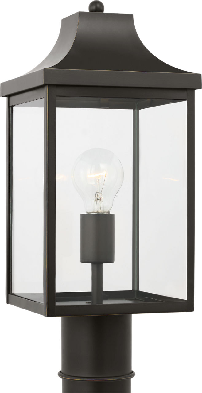 Generation Lighting Saybrook 1 Light 16.5 inch Antique Bronze Post Lantern