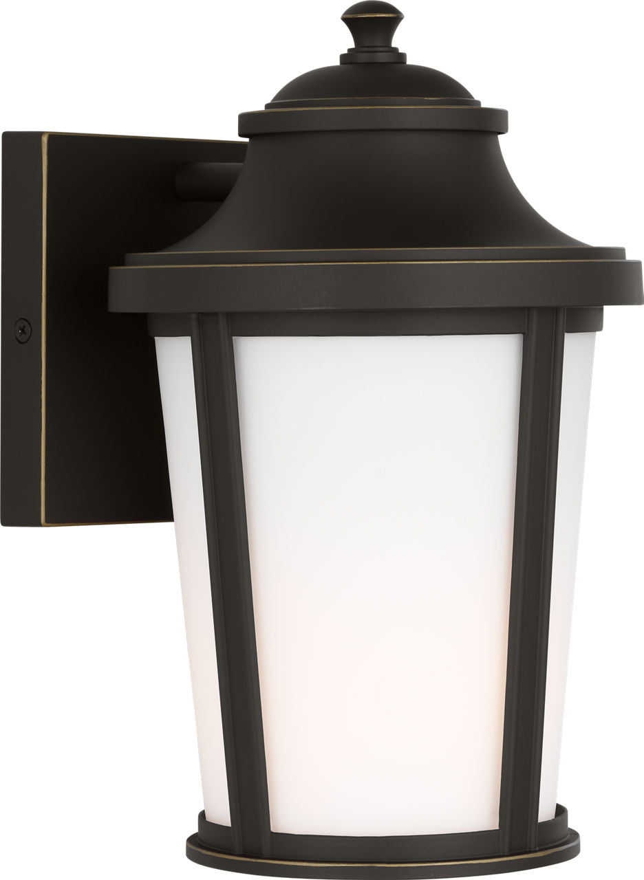 Generation Lighting GLO1141ANBZ Portola antique bronze outdoor lantern wall light