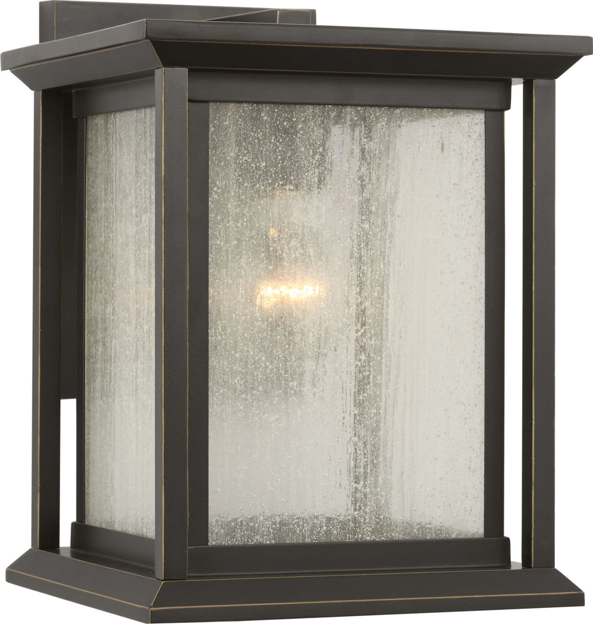 Generation Lighting Audley 1 light antique bronze lantern wall light