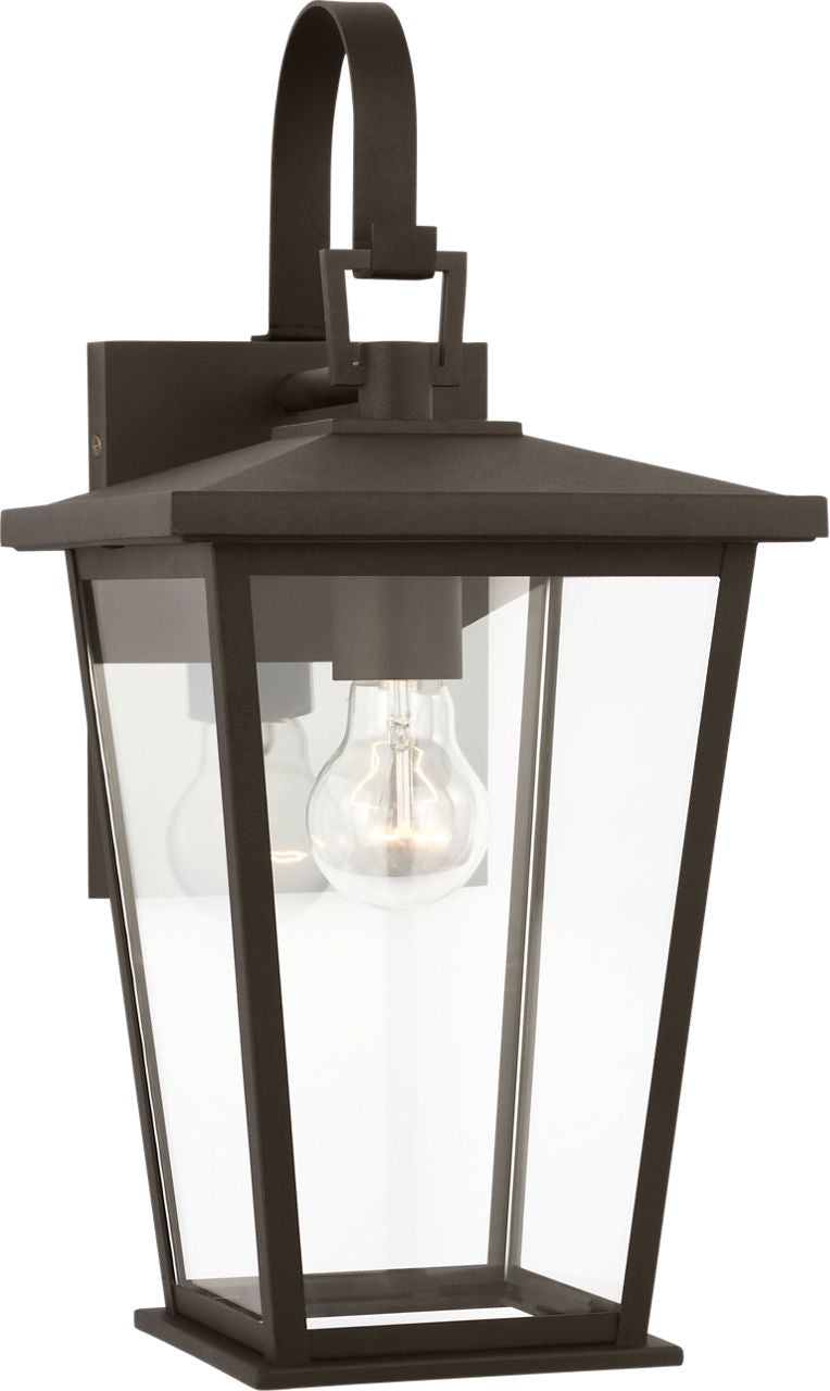 Generation Lighting GLO1391TXB Linton textured black wall lantern