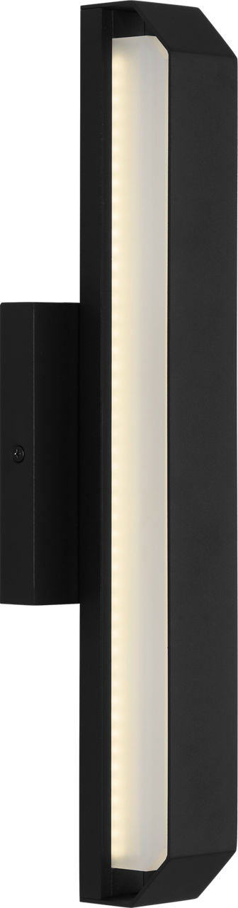 Generation Lighting GLO1481TXB-L Lakemont textured black LED outdoor wall light