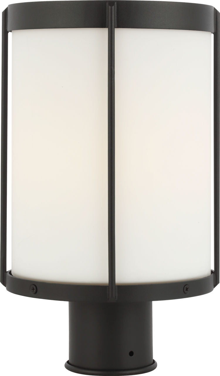 Generation Lighting GLO1741OE-TXB Luning 1 light textured black outdoor post lantern
