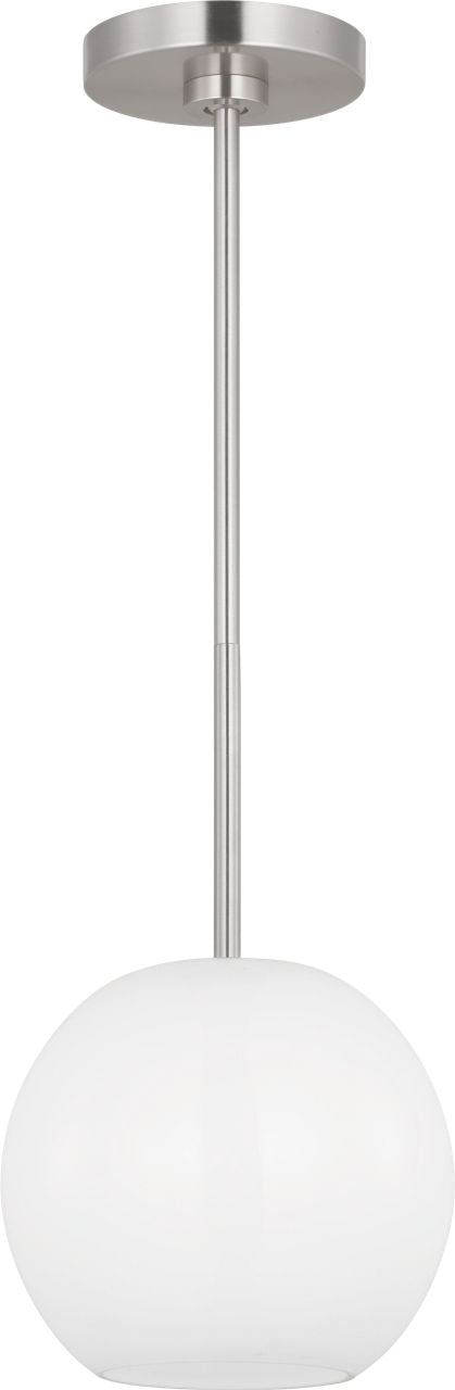 Generation Lighting GLP1011BS Rory brushed steel mini pendant ceiling light