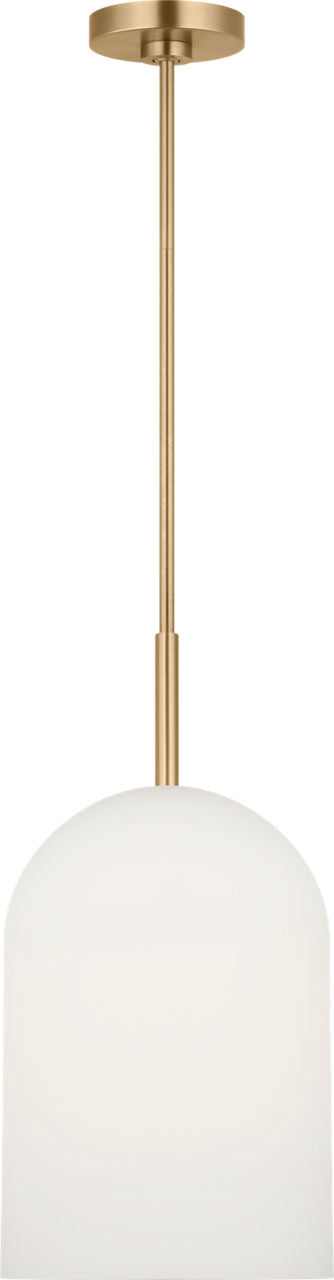 Generation Lighting GLP1941SB Neblina satin brass pendant ceiling light