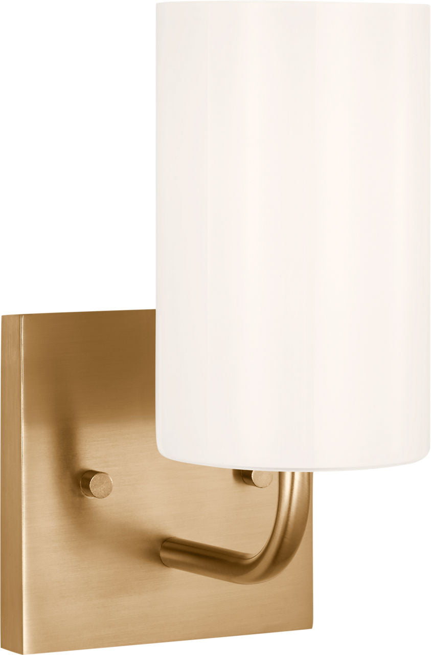 Generation Lighting GLV1001SB Rhett 1 Light Satin Brass Bath Vanity Wall Light