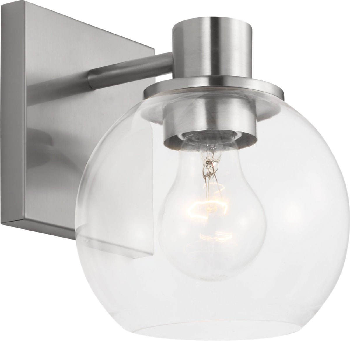 Generation Lighting GLV1121BS Rito 1 Light Brushed Nickel Bath Vanity Wall Light