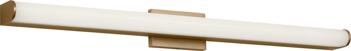 Generation Lighting Cavitt 30 inch Satin Brass LED bath vanity wall light