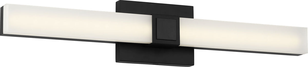 Generation Lighting GLV1672MBK-L Fentress 24 inch Midnight Black LED bath vanity wall light