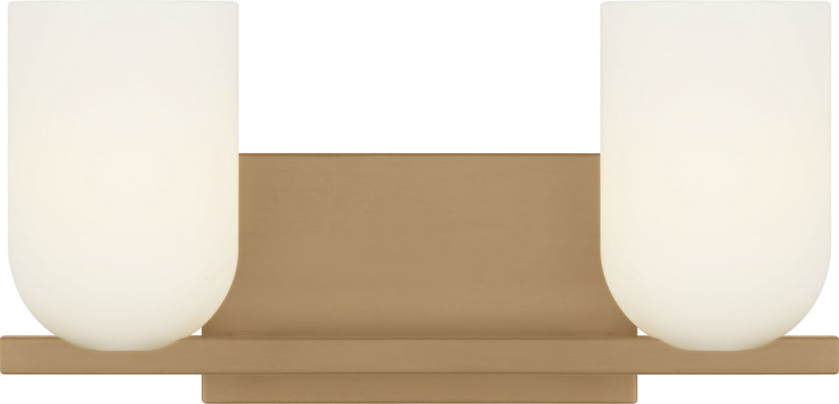 Generation Lighting GLV1962SBE Neblina 2 Light 13.25 inch Satin Brass Bath Vanity Wall Light